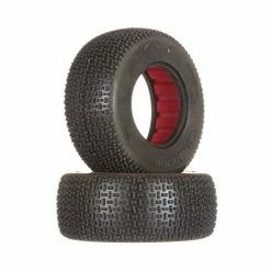 AKA PRODUCTS, INC. 1/10 Cityblock 3 SC Wide Super Soft Front/Rear Tire with Red Inserts (2)