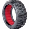 AKA PRODUCTS, INC. 1/8 Gridiron II Medium Long Wear Tires, Red Inserts (2): Buggy