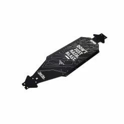 ARRMA Aluminum Chassis CNC 7075 T6 LWB, Black: EXB
