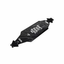 ARRMA Aluminum Chassis CNC 7075 T6 LWB, Black: EXB