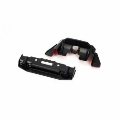 ARRMA Painted Splitter And Diffuser, Black/Red: FELONY 6S BLX