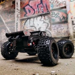 ARRMA 1/8 NOTORIOUS 6S V5 4WD BLX Stunt Truck with Spektrum Firma RTR, Black -RC Cars And Trucks Sales Shop ARA8611V5T1 A04 UB24TRAU