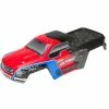 ARRMA Painted Body with Decals, Red/Black: Granite Voltage