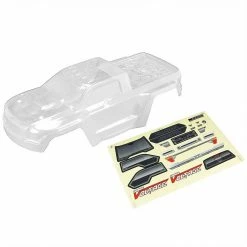 ARRMA Clear Bodyshell with Decals: Granite