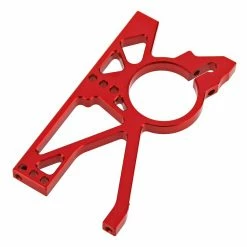 ARRMA Bulkhead Mid-Front Aluminum Red: Nero
