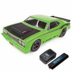 Team Associated 1/10 DR10 2WD Drag Race Car Brushless RTR, Green, LiPo Combo