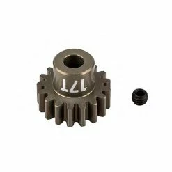 Team Associated FT Pinion Gear, 17T, MOD 1, 5mm Shaft, Aluminum