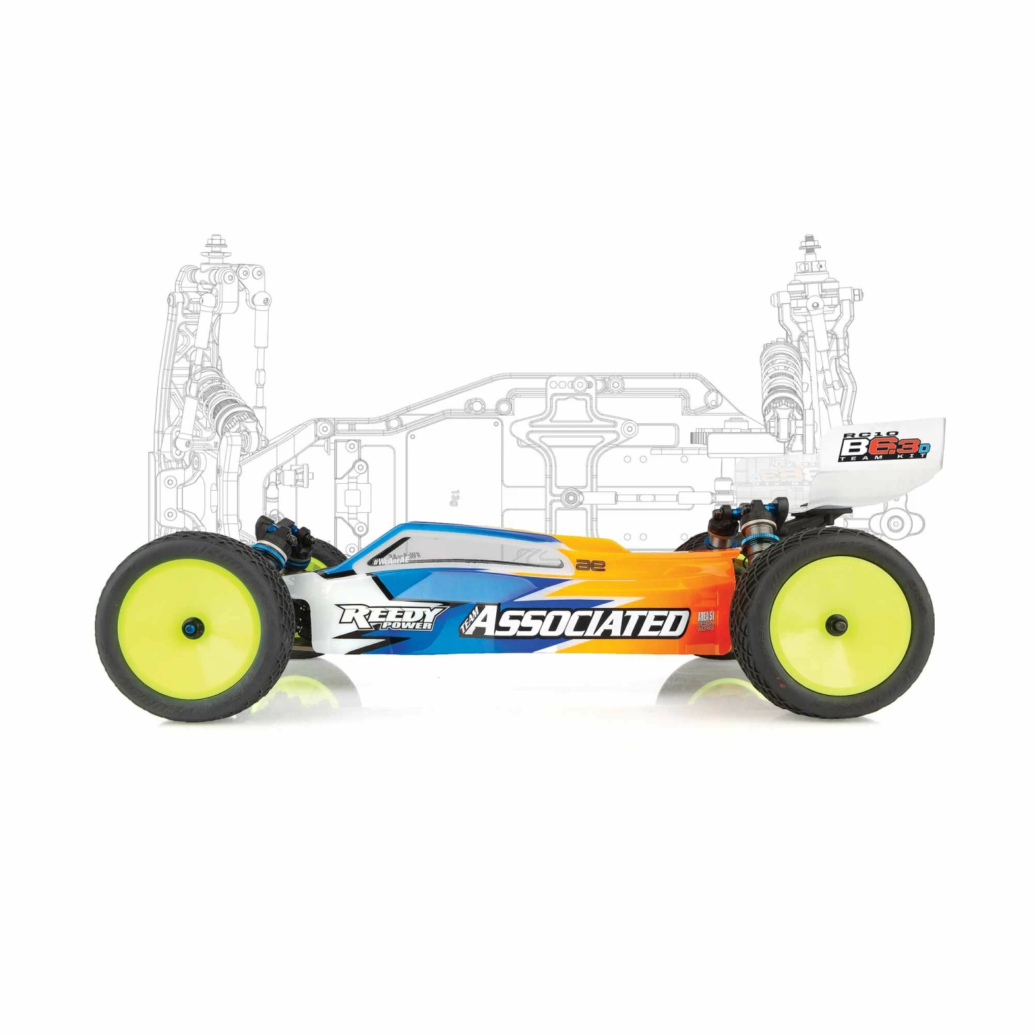 Team Associated 1/10 RC10B6.3D 2WD Electric Team Buggy Kit 11 Team Associated 1/10 RC10B6.3D 2WD Electric Team Buggy Kit - Image 11