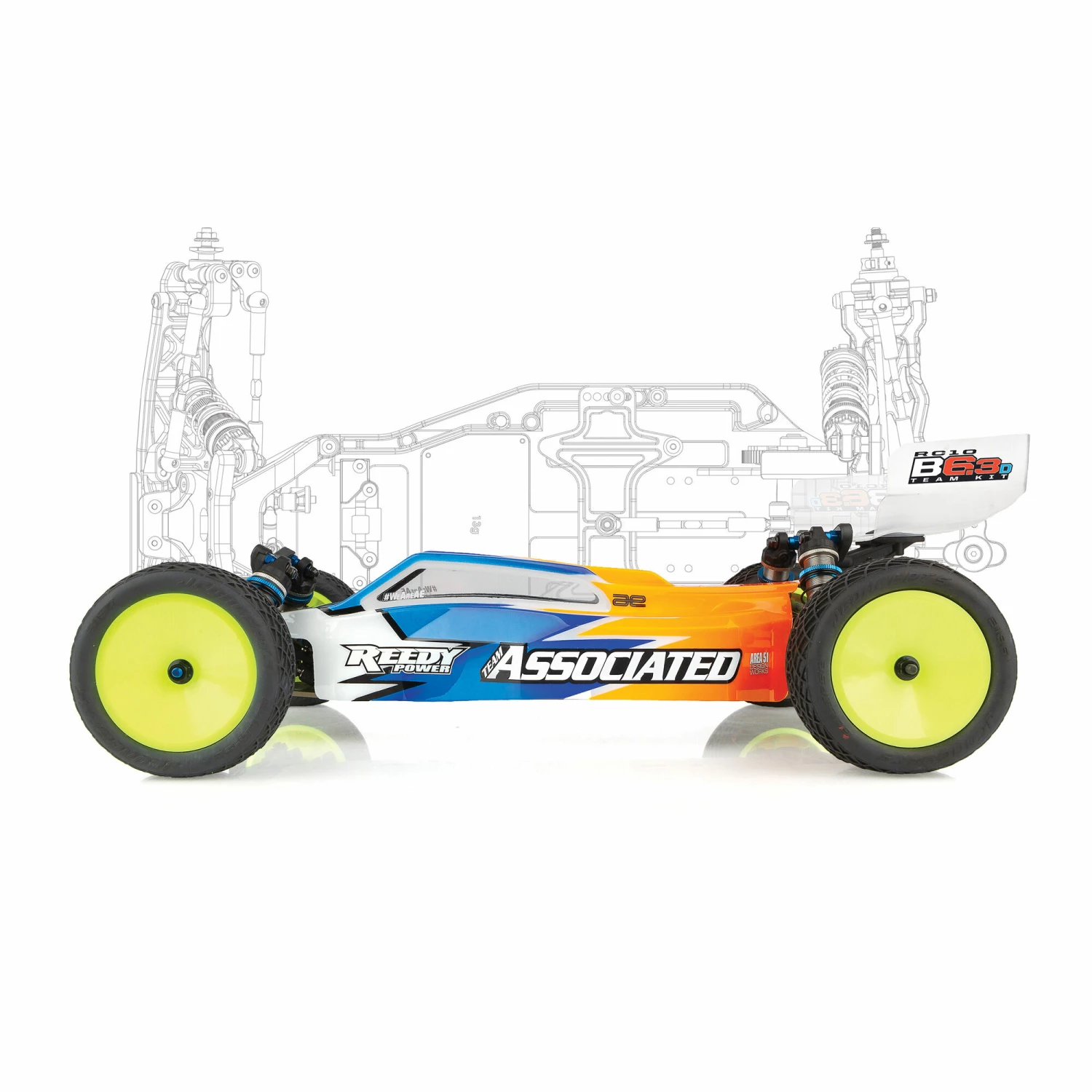 Team Associated 1/10 RC10B6.3D 2WD Electric Team Buggy Kit 3 Team Associated 1/10 RC10B6.3D 2WD Electric Team Buggy Kit - Image 3