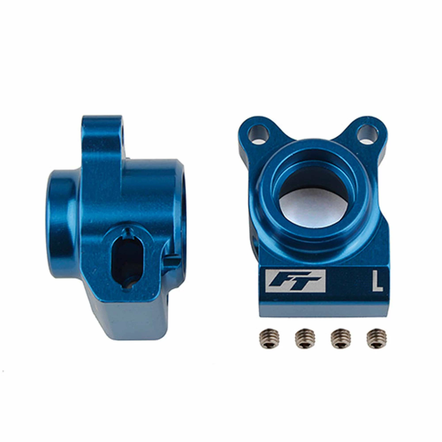 Team Associated RC10B6.2 FT Rear Hubs, blue aluminum 1 Team Associated RC10B6.2 FT Rear Hubs, blue aluminum