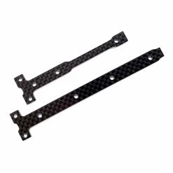 Team Associated Chassis Brace Support Set, 2.0mm Carbon Fiber: RC10B74.1