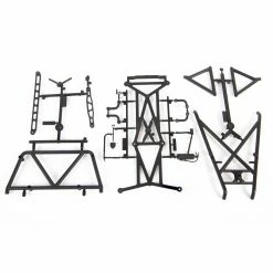 Axial Drop Bed Roll Cage Set: UMG 6x6