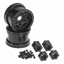 Axial 1/10 2.2 Walker Evans Wheels, 12mm Hex, Black (2)