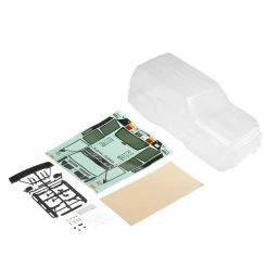 Axial 1/10 2000 Jeep Cherokee Clear Body with Decals and Hardware