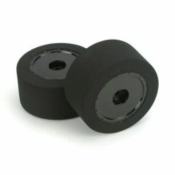 BSR Racing Tires 1/10 Foam Custom Works Dirt Oval Rear Mount Tires, Purple (2)