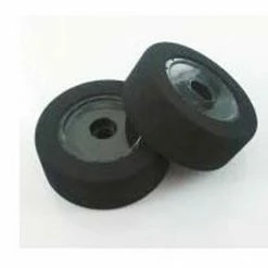 BSR Racing Tires 1/10 Foam Custom Works Dirt Oval Rear Mounted Tires, Green (2)