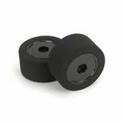 BSR Racing Tires 1/10 26mm Foam Touring Tires, Mounted, XX Pink, Black Wheels (2)