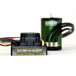 Castle Creations 1/10 Sidewinder SCT Waterproof ESC/1410-3800Kv Sensored Brushless Motor Combo: 4mm Bullet