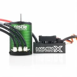 Castle Creations 1/10 Mamba X Waterproof ESC/1406-4600Kv Sensored Brushless Motor Combo: 4mm Bullet