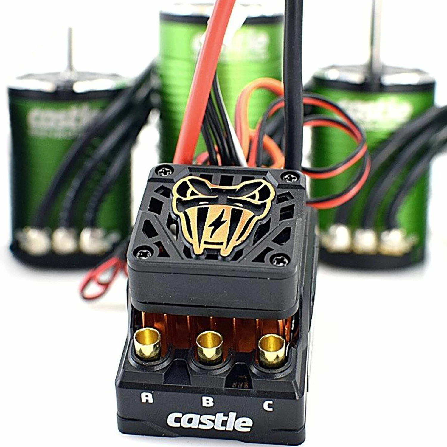 Castle Creations COPPERHEAD 10 Brushless ESC / 1412-3200Kv 5mm Sensored Motor Combo 1 Castle Creations COPPERHEAD 10 Brushless ESC / 1412-3200Kv 5mm Sensored Motor Combo