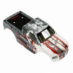 Dromida Body with Decals, Gray/Red: Monster Truck FPV