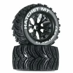 Duratrax Hatchet MT 2.8" 2WD Mounted Front Tires, Black (2)