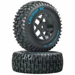 Duratrax Lockup SC Tire C2 Mounted: Losi Ten SCTE 4x4(2)