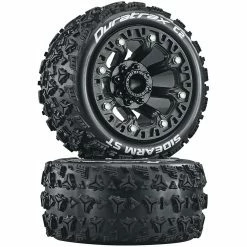 Duratrax Sidearm ST 2.2 Tires, Black (2)