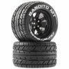 Duratrax Bandito MT 2.8 Mounted Tires,Black 14mm Hex (2)
