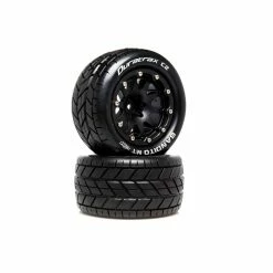 Duratrax Bandito MT Belted 2.8" 2WD Mounted Rear Tires, .5 Offset, Black (2)