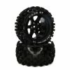 Duratrax FAZE ST 2.8 Mounted F/R Tires, C2 14mm Black (2)