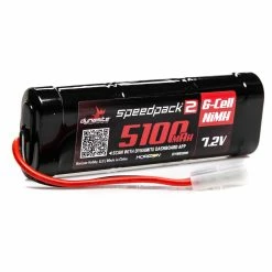 Dynamite Speedpack2 7.2V 5100mAh 6C NiMH, Flat Tamiya