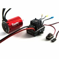 Dynamite Tazer 1/10 6-Pole Waterproof ESC/Brushless Motor Combo V2, 3300Kv: 3.5mm Bullet, EC3