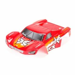 ECX 1/18 Painted Body Set, Red/Orange: 4WD Ruckus