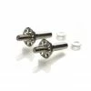 EXOTEK RACING LLC Titanium Front RC Axles (1 Pair): Team Associated DR10