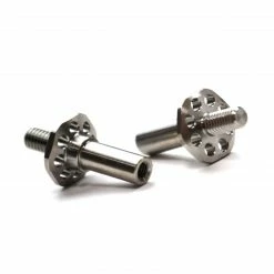 EXOTEK RACING LLC Flite Front RC Axles, Titanium: Team Associated B6.3