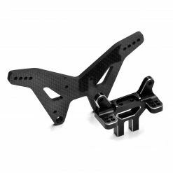 EXOTEK RACING LLC RC Rear Shock Tower Set, 7075, 4mm Carbon Fiber: Losi 22S Drag Car