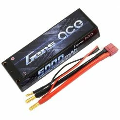Gens Ace 7.4V 5000 Capacity 2S Voltage 50C LiPo, Deans