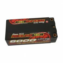Gens Ace 7.6V 6000mAh 2S 130C HV LiPo: 5.0mm Bullet