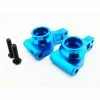 Hot Racing Aluminum Rear Hubs (Blue): ECX 2WD