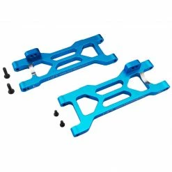 Hot Racing Blue Aluminum Rear Suspension Arms: ECX 2WD