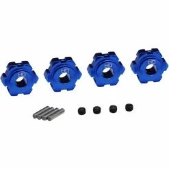 Hot Racing Aluminum 17mm Splined Hubs: Traxxas Maxx