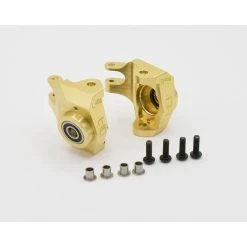 Hot Racing Brass Heavy Metal HD Bearing Front Knuckle: Axial SCX10II