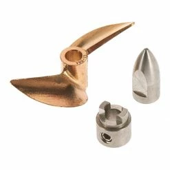 Hot Racing Brass Prop Set with Bullet Nut & Drive Dog: Traxxas M41, Spartan