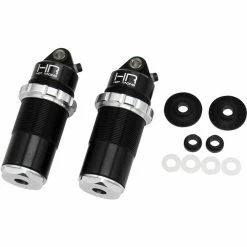 Hot Racing Aluminum Threaded Front Bleeder Shock Bodies: ARRMA 1/10 4S BLX