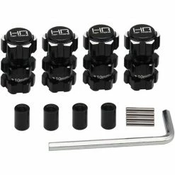 Hot Racing Aluminum 17mm Hex Hubs 10mm Offset: ARRMA 1/10 4S BLX
