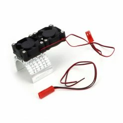 Integy Super Motor Heatsink / Twin Fan, 540/550, Silver