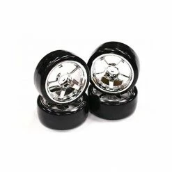 Integy Type1 Complete Wheel and Tire Set: Drift Car (4)
