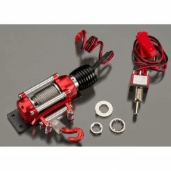 Integy Realistic Power Winch, Red: 1/10 Rock Crawler