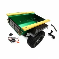 Integy Leaf Spring 1/10 Size Utility Box Trailer, Green